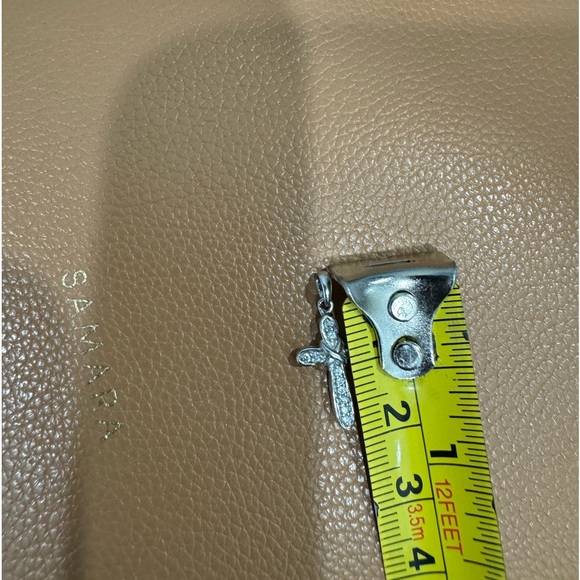 ✨14K White Gold Cross Pendant - Picture 10 of 10